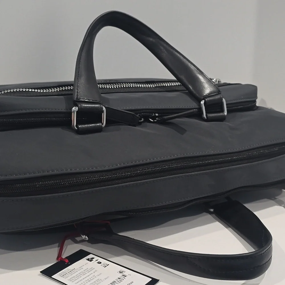 NWT ✅ TUMI OAKFIELD GREY LARGE LAPTOP BRIEFCASE GREY✨ BRAND NEW WITH TAGS